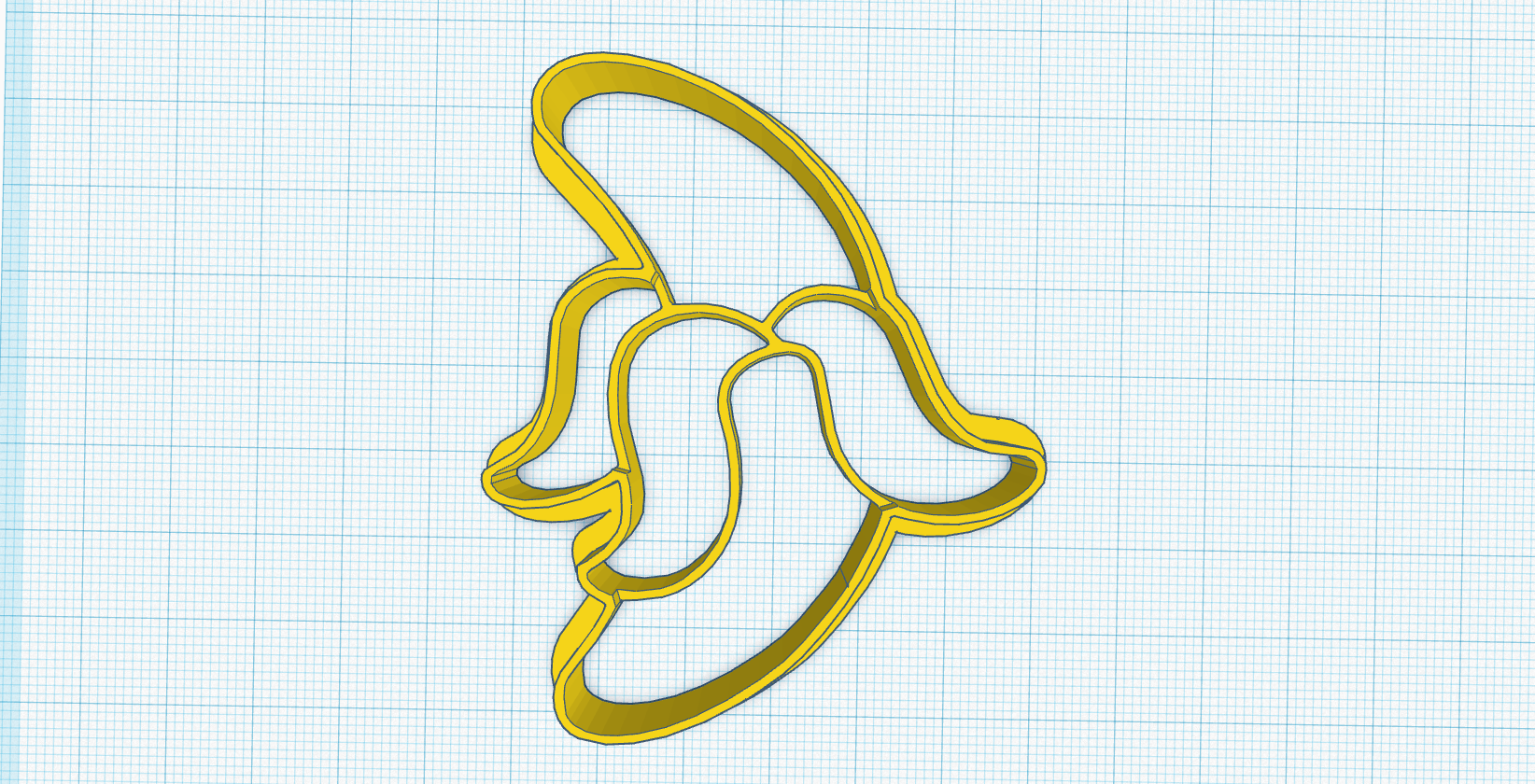 STL file CURIOUS FRUIT BANANA COOKIE CUTTER・3D printable design